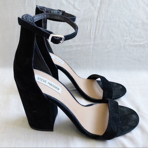 Steve Madden Frame Ankle Strap Block Heel Sandals - Picture 5 of 7